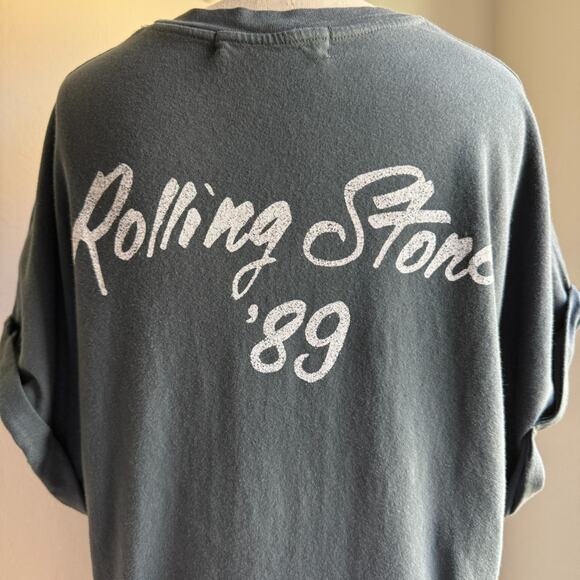 Daydreamer x Free People Rolling Stones 1989 Maxi Tee Dress M - Picture 6 of 8